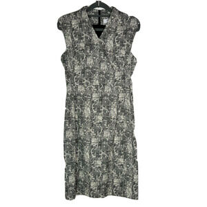MM.‎ Lafleur Black and White Lydia Lined Sheath Dress Size 2